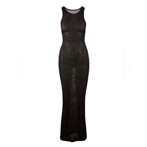 ASTA RESORT NATALIA DRESS - BLACK SEQUIN XS